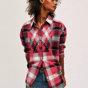 We the Free Layla Plaid shirt Small